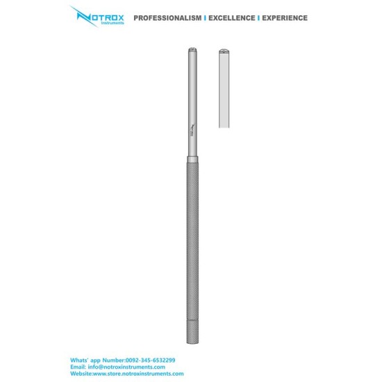 Caspar Scalpel Handle For Micro Blades, 15.5cm