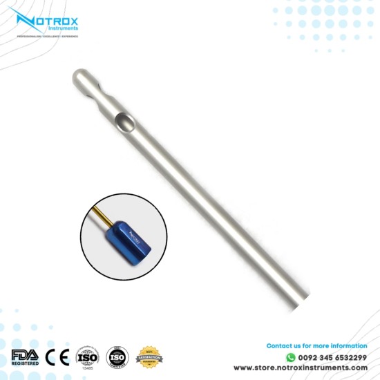 Two Leteral Hole One Central Hole Cannula, Special Luer Lock