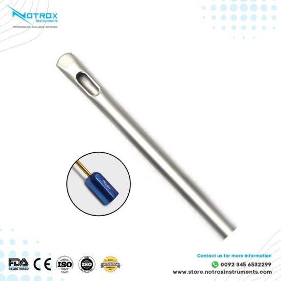 Single Port Spatula Cannula, Special Luer Lock