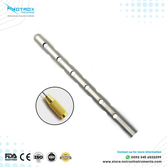 Infiltration 20 Holes Cannula, Threaded Fitting