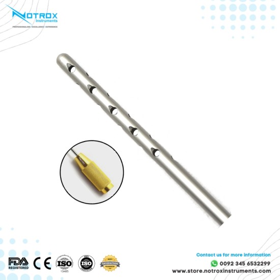 Multi Holes Harvester Cannula Model 2, Threaded Fitting