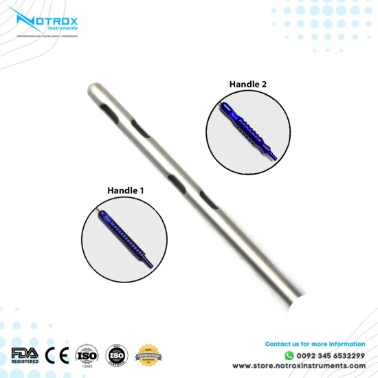 Six Port Spiral Holes Cannula, Power Handle