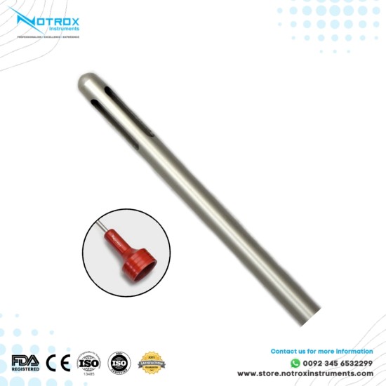 Mercedese Cannula, 60cc Syringe Fitting