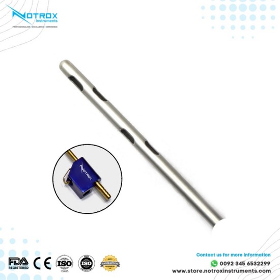Six Port Spiral Holes Cannula, Microaire Fitting