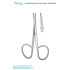 RIBBON UTILITY SCISSORS, 9.5CM, CURVED