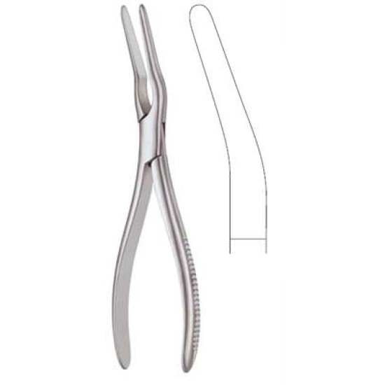 ASCH SEPTUM STRAIGHTENING FORCEPS, 22CM, ANGLED