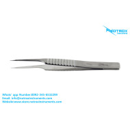Micro Vessel Dilator, 4 1/4"(11cm), Flat Handle, Tip 5 x .1mm, Straight, Angled 10d