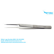 Micro Vessel Dilator, 4 1/4"(11cm), Flat Handle, Tip 5 x .2mm, Straight, Angled 10d