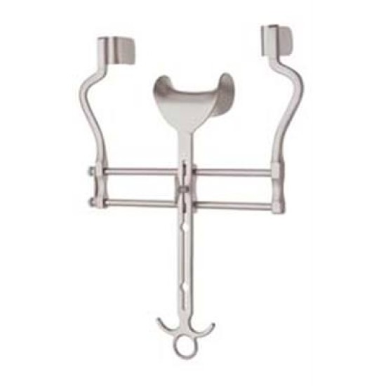 Balfour abdominal retractor with solid blades - max spread 180mm