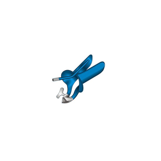 Collin Speculum with Smoke Evacuation Tube