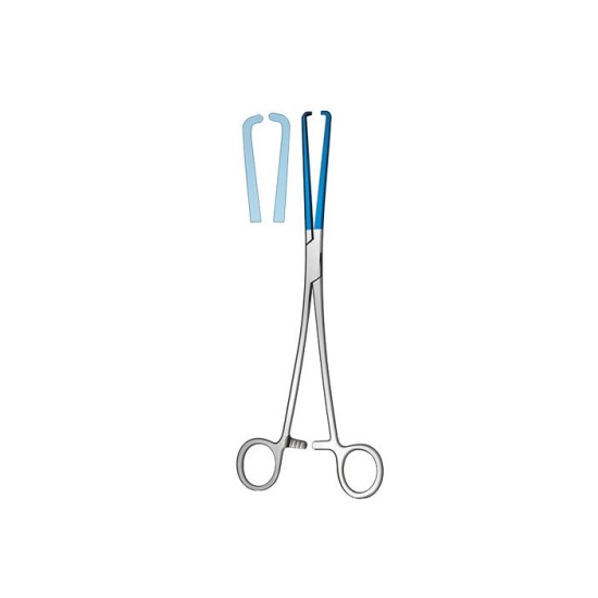 Single Tooth Tanaculum Forceps 24cm